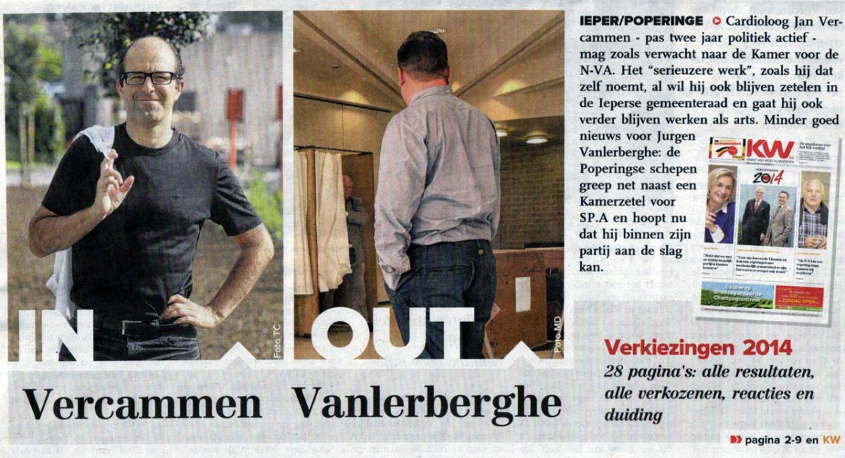 Krant van West-Vlaanderen - 30/05/2014
