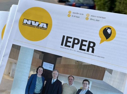 Bedeling huis-aan-huisblad N-VA Ieper zomer 2025