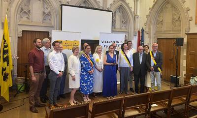 Sofie Claerhout kreeg haar Gulden Spoor in de oude raadzaal